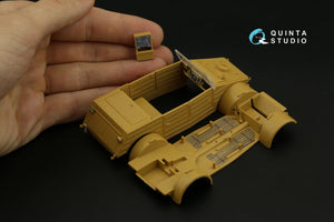 Intérieur imprimé en 3D et coloré sur papier décalcomanie Quinta Studio QD35055 Kubelwagen type 82 (Italeri) 1/35 – image 6