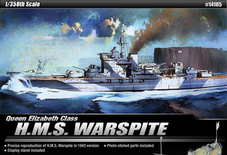 Academy 14105 H.M.S. Warspite 1/350