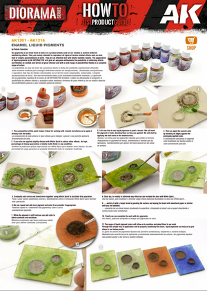AK Interactive AK1216 LIGHT SOIL – ENAMEL LIQUID PIGMENT 35ml – immagine 3