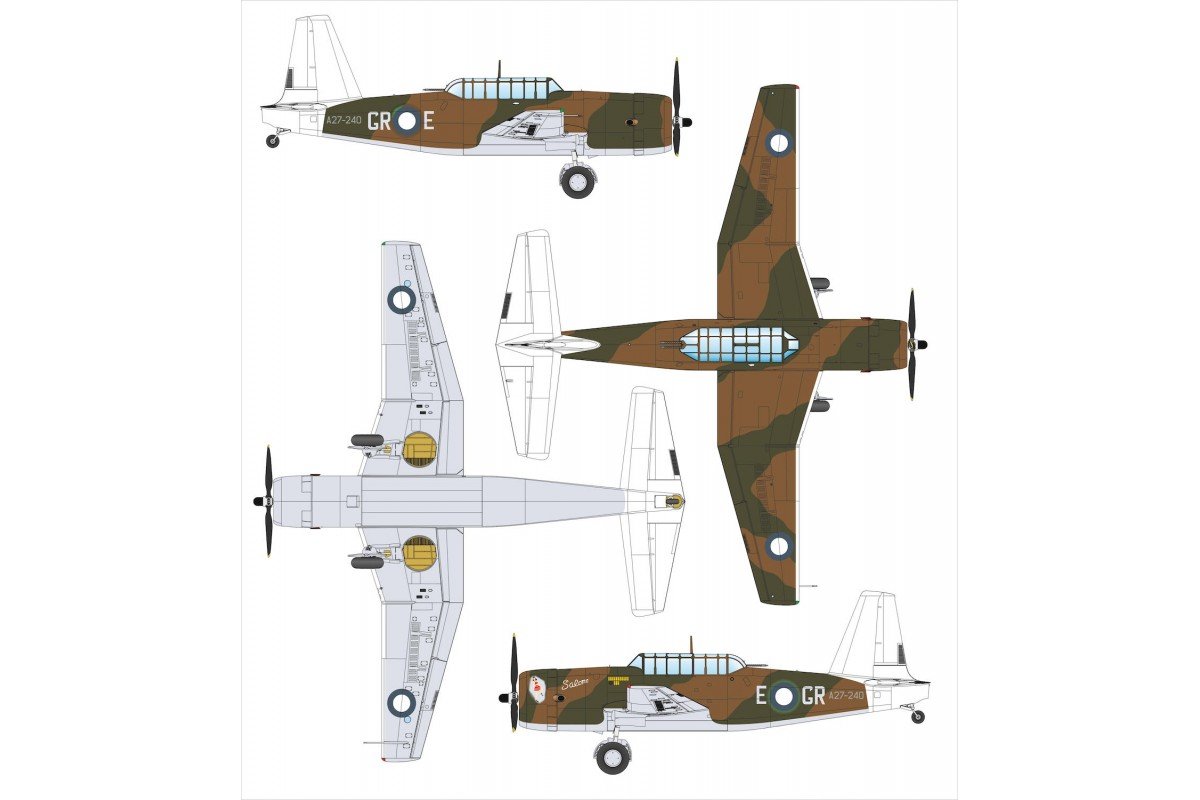Dora Wings 48044 Vultee Vengeance Mk.II 1/48 – imagen 9