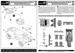 Zebrano 72036 AEC Mk.III British Armored Car 1/72 – zdjęcie 4