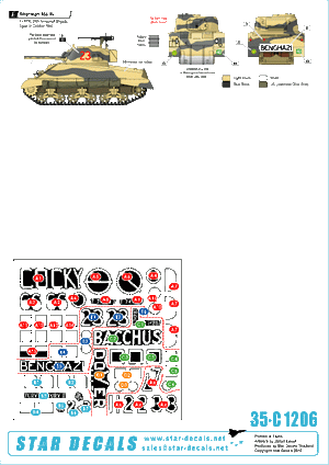 Star Decals 35-C1206 Sherman Mk III 1/35 – Bild 2