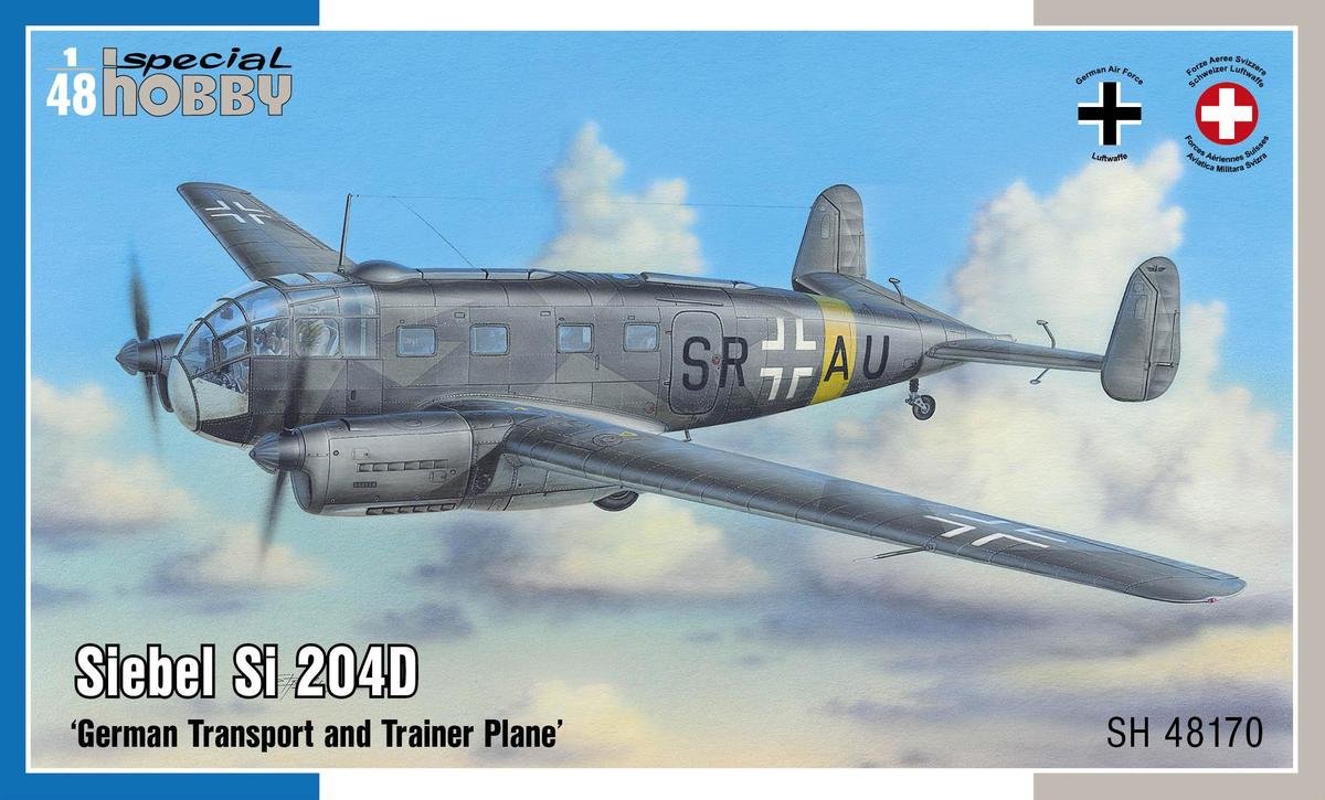 Special Hobby 48170 Siebel Si 204D « Avion de transport et d'entraînement allemand » 1/48