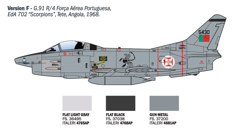 Italeri 92645 FIAT G.91 R 1/48 – image 11