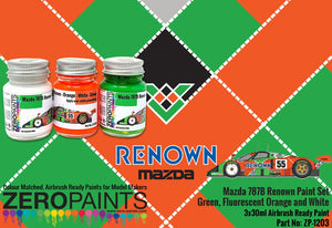 Zero Paints ZP-1203 Mazda 787B Renown Paint Set - 3x30ml – zdjęcie 2