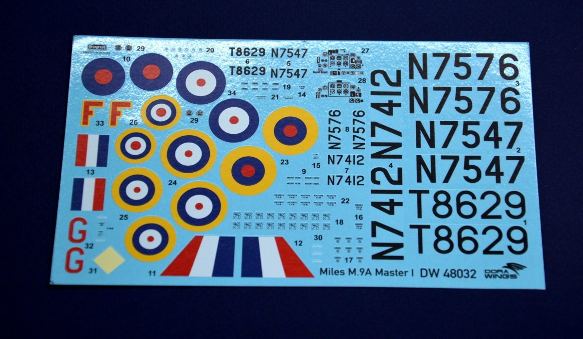 Dora Wings 48033 Miles M.9 Master 1/48 – Bild 3