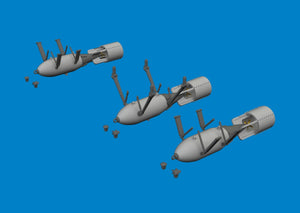 Eduard 6481082 P-40 250lb MC Bombes britanniques IMPRESSION EDUARD 1/48