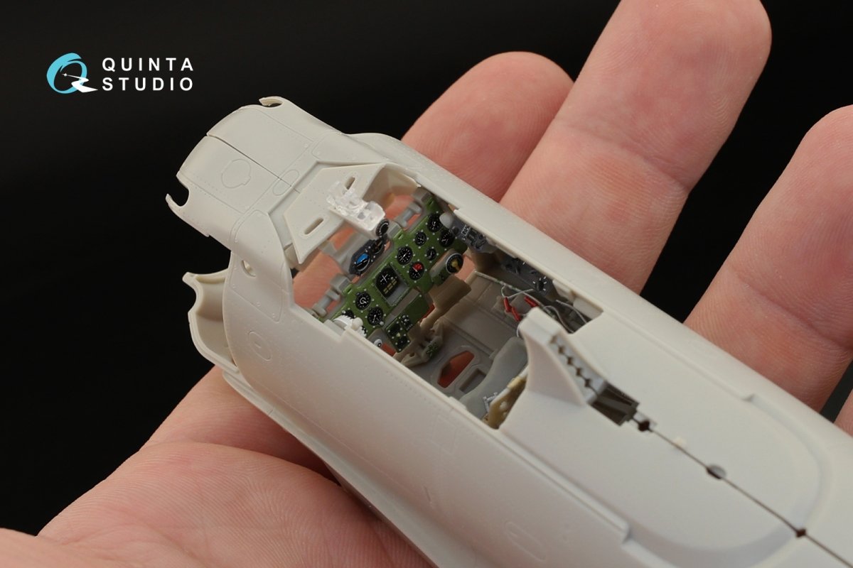 Quinta Studio QD32027 A6M5 (Nakajima prod.) 3D-Printed &amp;amp; coloured Interior on decal paper (for Tamiya kit) 1/32 – Bild 7