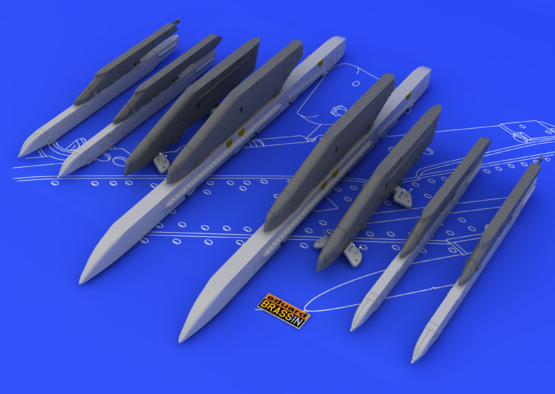 Eduard 648054 Su-25K wing pylons 1/48 – imagen 2
