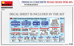MiniArt 35669 FRENCH CONCRETE ROAD SIGNS 1930-40’S. NORMANDY 1/35 – Bild 2