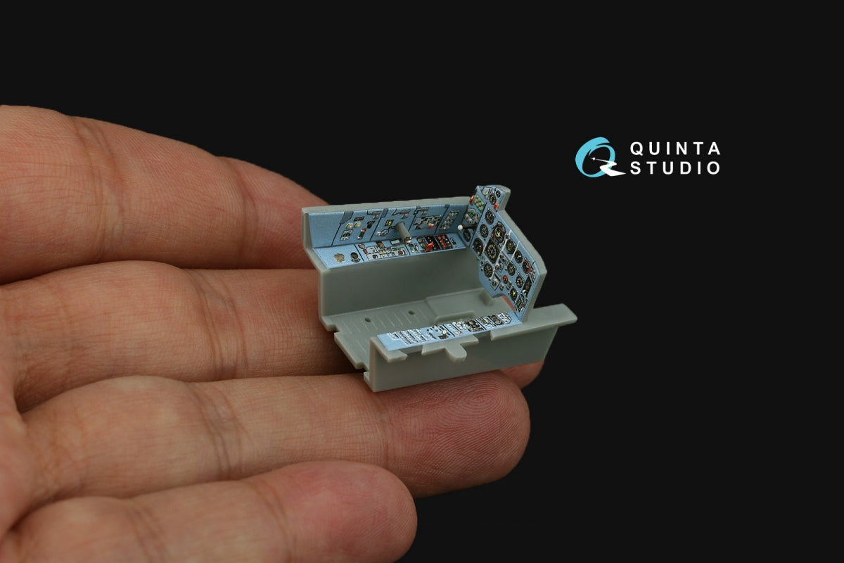 Quinta Studio QD+48480 Su-17M4/Su-22M4 3D-Printed &amp;amp; coloured Interior on decal paper (Hobby Boss) (with 3D-printed resin parts) 1/48 – zdjęcie 8