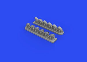 Eduard 632161 P-40E exhaust stacks TRUMPETER 1/32 – zdjęcie 2