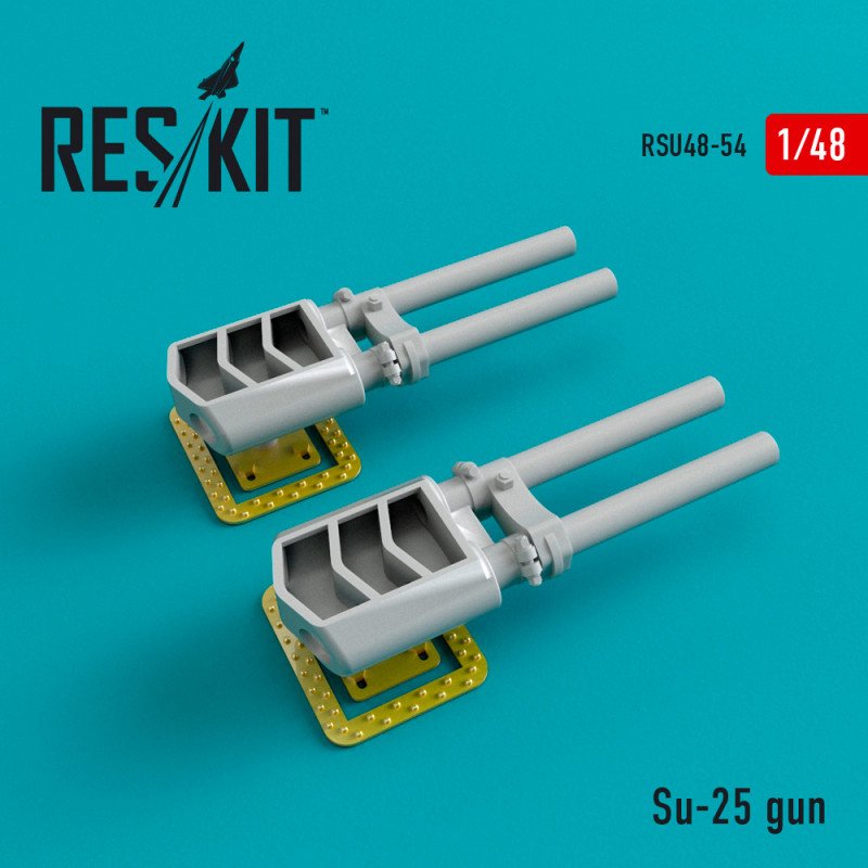 RESKIT RSU48-0054 Su-25 gun (2 pcs) 1/48