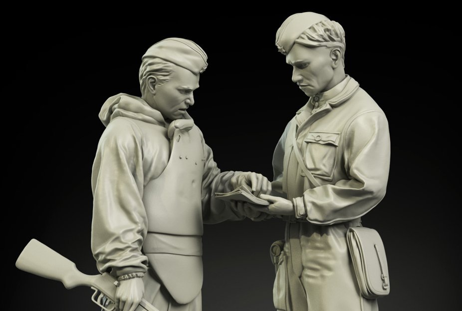 Panzer Art FI35-038 Soviet officers briefing set 1/35 – Bild 2