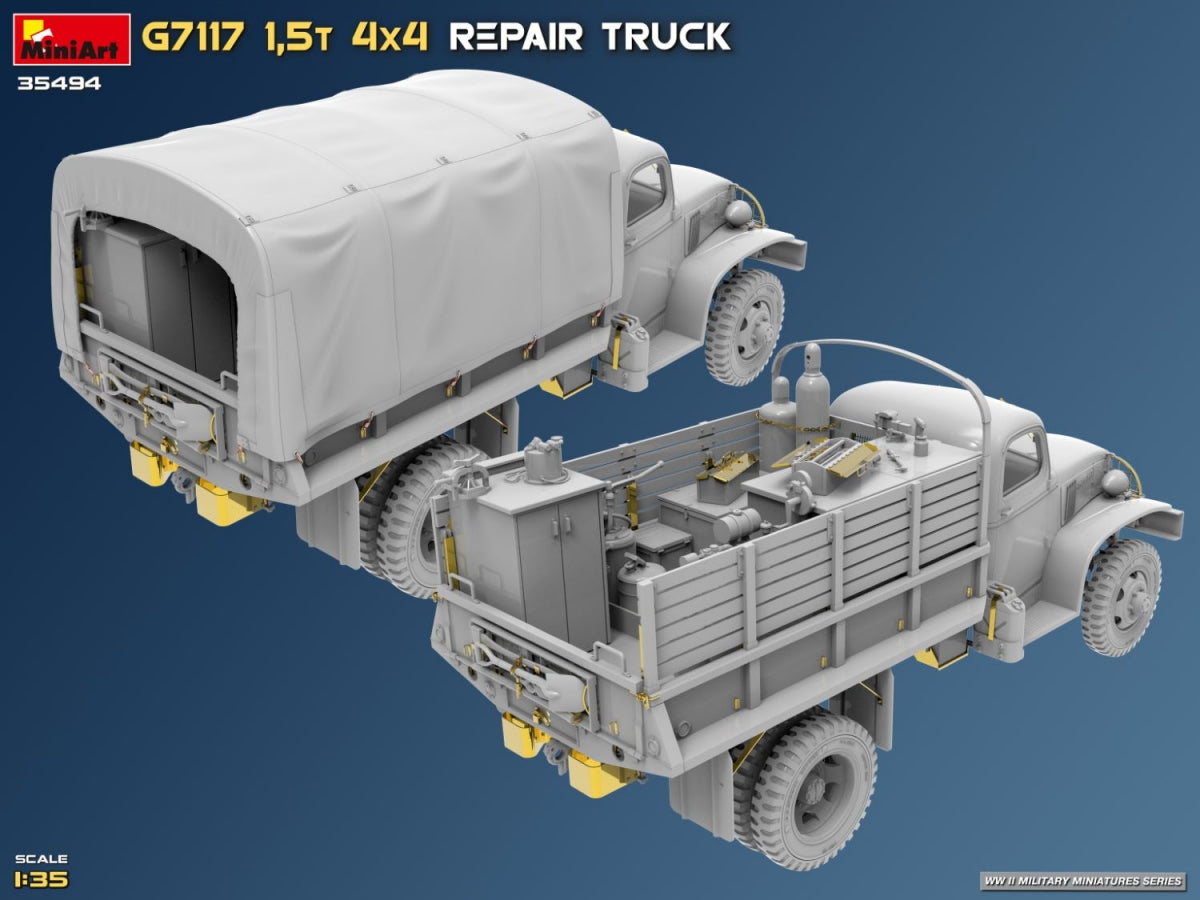 MiniArt 35494 G7117 1.5T 4x4 Repair Truck 1/35 – image 41