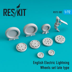 RESKIT RS72-0302 EE Lightning Wheels set type tardif 1/72