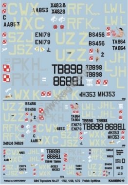 Kagero 15042 Polish Spitfires (kalkomania/decals) PL/EN – immagine 2