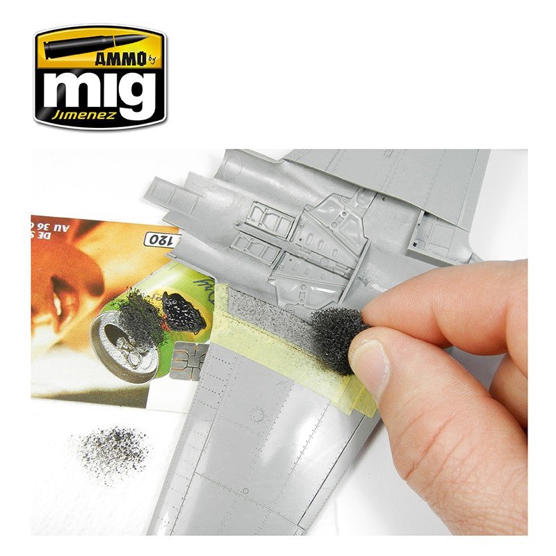 Ammo of Mig 2034 ANTI-SLIP PASTE - BLACK COLOR FOR 1/72 &amp;amp; 1/48 – zdjęcie 9
