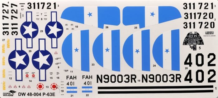 Dora Wings 48004 Bell P-63E-1-BE Kingcobra 1/48 – imagen 3