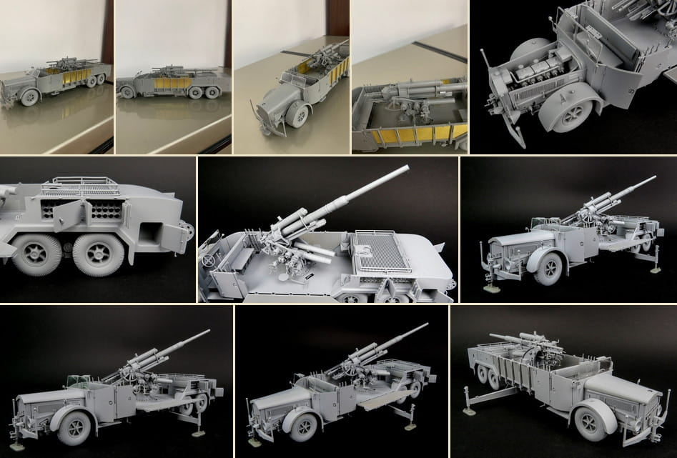 Das Werk DW35024 8,8 cm Flak on a 9t VOMAG 1/35 – immagine 4