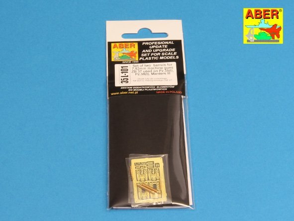 Aber 35L-101 Set of 2 barrels for machine guns ZB 37 used on Pz.35/38(t) tanks 1/35 – Bild 8