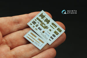 Quinta Studio QD48492 A6M2 Zero Mitsubishi Production 3D-Printed coloured Interior on decal paper (Eduard) 1/48 – Bild 3