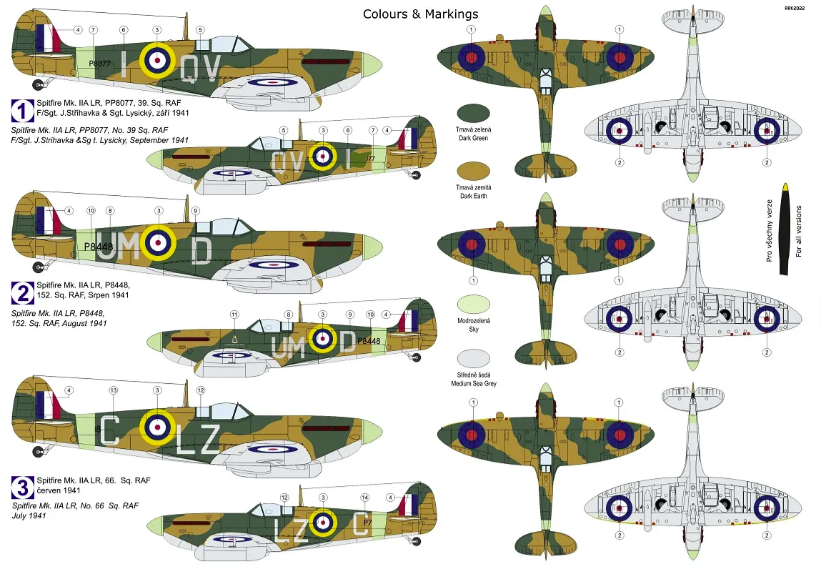 Kovozavody Prostejov KPM0305 Spitfire Mk.IIa LR « Longue Portée » 1/72 – image 2