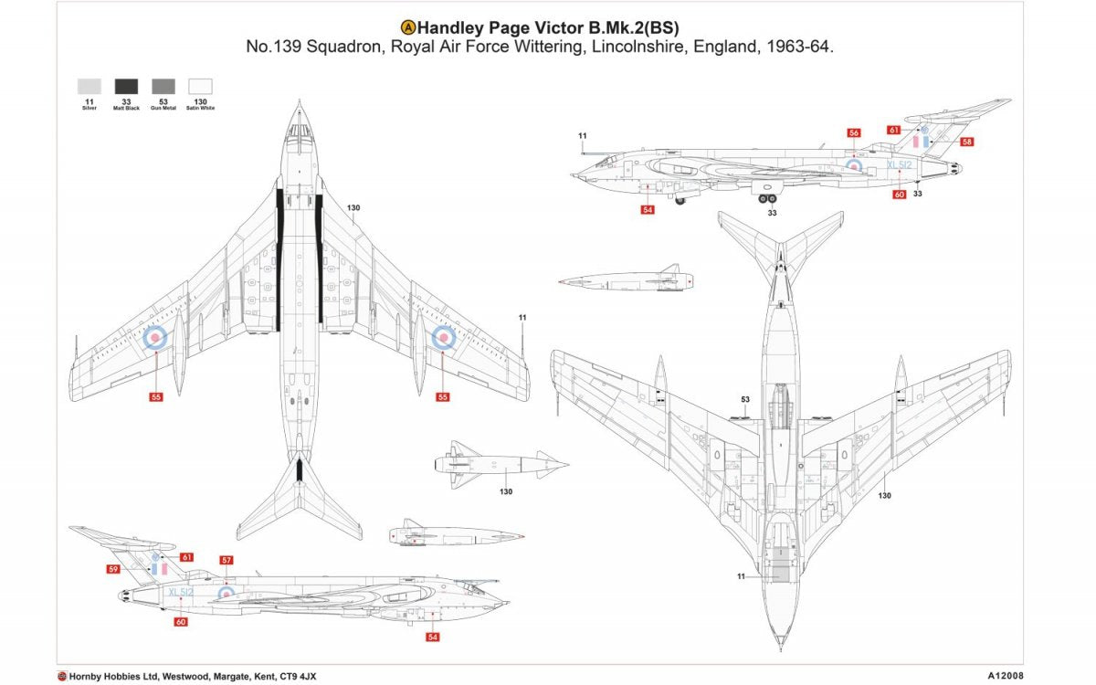 Airfix 12008 Handley Page Victor B.2 1/72 – Bild 12