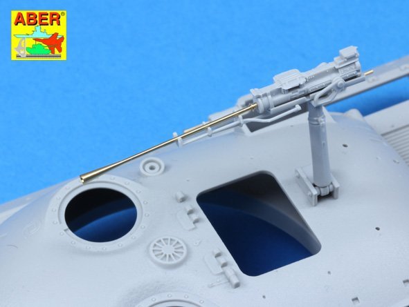 Aber 35L-185 Armament for Soviet JS-7 Heavy Tank (With short muzzle brake) 1x130mm, 2x14,5mm, 6x7,62mm 1/35 – zdjęcie 4
