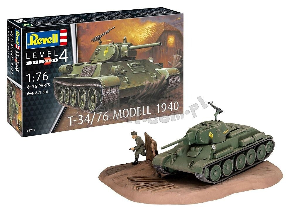 Revell 63294 T-34/76 Modell 1940 - model set 1/76 – image 3
