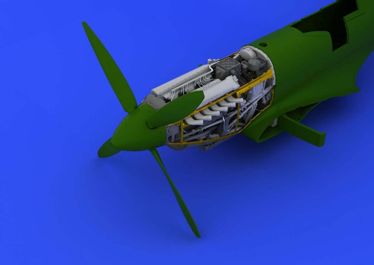 Eduard 648200 Spitfire Mk. VIII engine 1/48 (EDUARD) – Bild 4