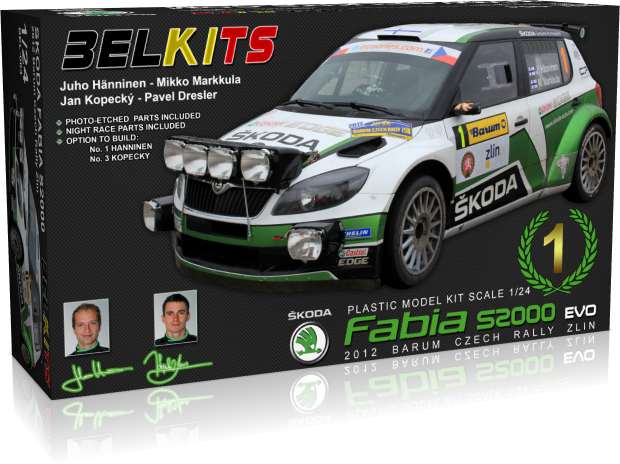 BelKits 004 SKODA Fabia S2000 1/24