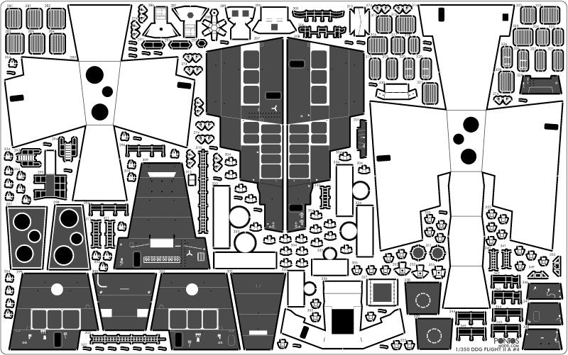 Pontos 35028F1 USS DDG-92 Momsen Flight IIa Detail Up Set 1/350 – zdjęcie 22