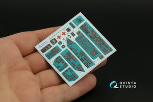 Quinta Studio QD35065 Mi-8MT 3D-Printed &amp;amp; coloured Interior on decal paper (Trumpeter) 1/35 – immagine 6
