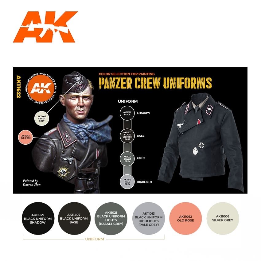 AK Interactive AK11622 PANZER CREW UNIFORMS – immagine 2