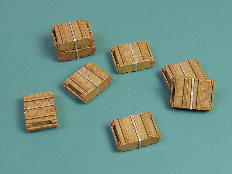 Eureka XXL E-036 Modern Russian Ammo Crates Type II for 7,62mm Ammo (for AK-47 Kalashnikov) 1/35 – Bild 4