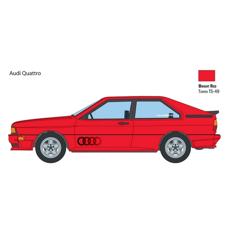 Italeri 3671 AUDI QUATTRO 1/24 – zdjęcie 2