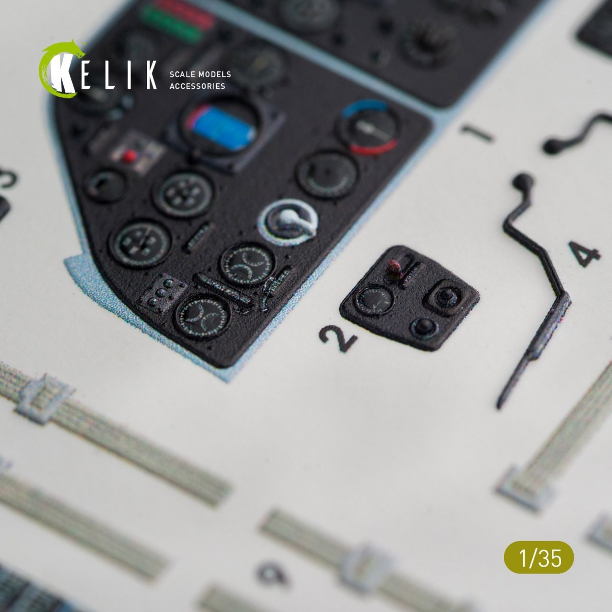 KELIK K35004 MI-4 INTERIOR 3D DECALS FOR TRUMPETER KIT 1/35 – Bild 3