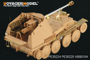 Garde-boues Voyager Model PE35225 pour char allemand Marder III M de la Seconde Guerre mondiale, compatibles avec le modèle TAMIYA 35255 au 1/35