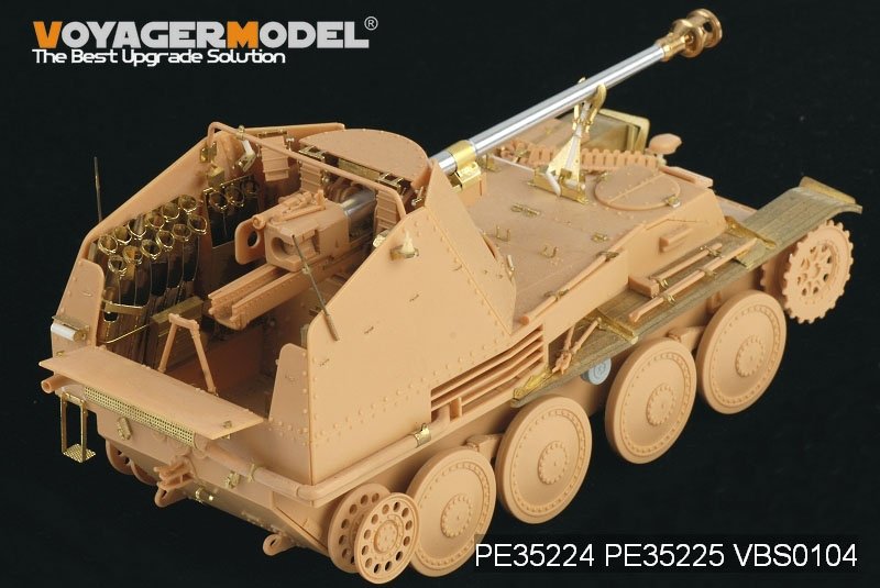 Garde-boues Voyager Model PE35225 pour char allemand Marder III M de la Seconde Guerre mondiale, compatibles avec le modèle TAMIYA 35255 au 1/35