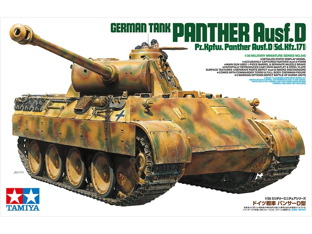 Tamiya 35345 Char allemand Panther Ausf.D – image 2