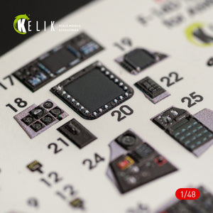 KELIK K48064 F-14D TOMCAT INTERIOR 3D DECALS FOR AMK KIT 1/48 – Bild 7