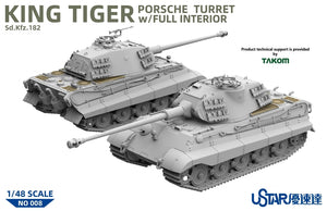 Suyata NO-008 King Tiger Porsche Turret With Full Interior 1/48 – imagen 2