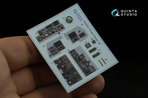 Quinta Studio QD32036 F-4D 3D-Printed &amp;amp; colored Interior on decal paper (Tamiya) 1/32 – image 10