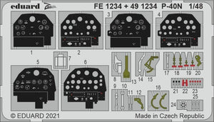 Eduard 491234 P-40N ACADEMY 1/48