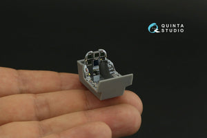 Quinta Studio QDS-48259 F/A-18E 3D-Printed &amp;amp; coloured Interior on decal paper (HobbyBoss) (small version) 1/48 – immagine 7