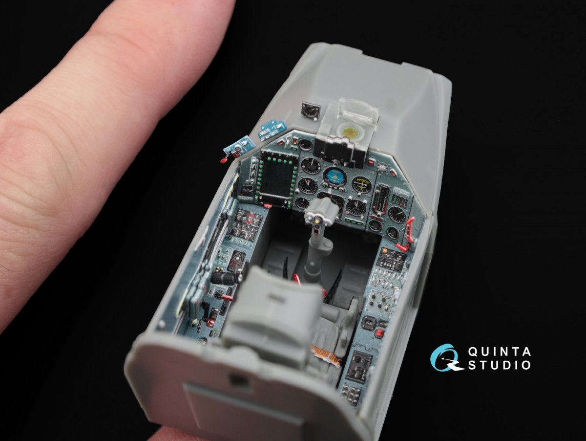 Quinta Studio QD32002 Su-25SM 3D-Printed &amp;amp; coloured Interior on decal paper (for Trumpeter kit) 1/32 – immagine 9