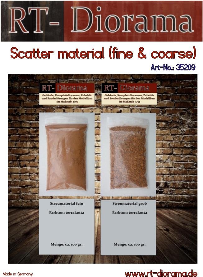 RT-Diorama 35209 Scattering material &amp;quot;fine &amp;amp; coarse 1/35 – imagen 2