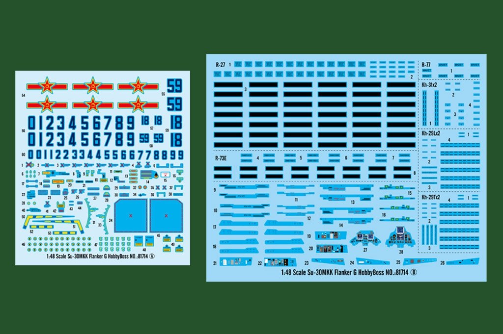 Hobby Boss 81714 Su-30MKK Flanker G 1/48 – Bild 5