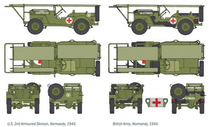 Italeri 0326 1.4 ton. 4 4 AMBULANCE JEEP 1/35 – imagen 3